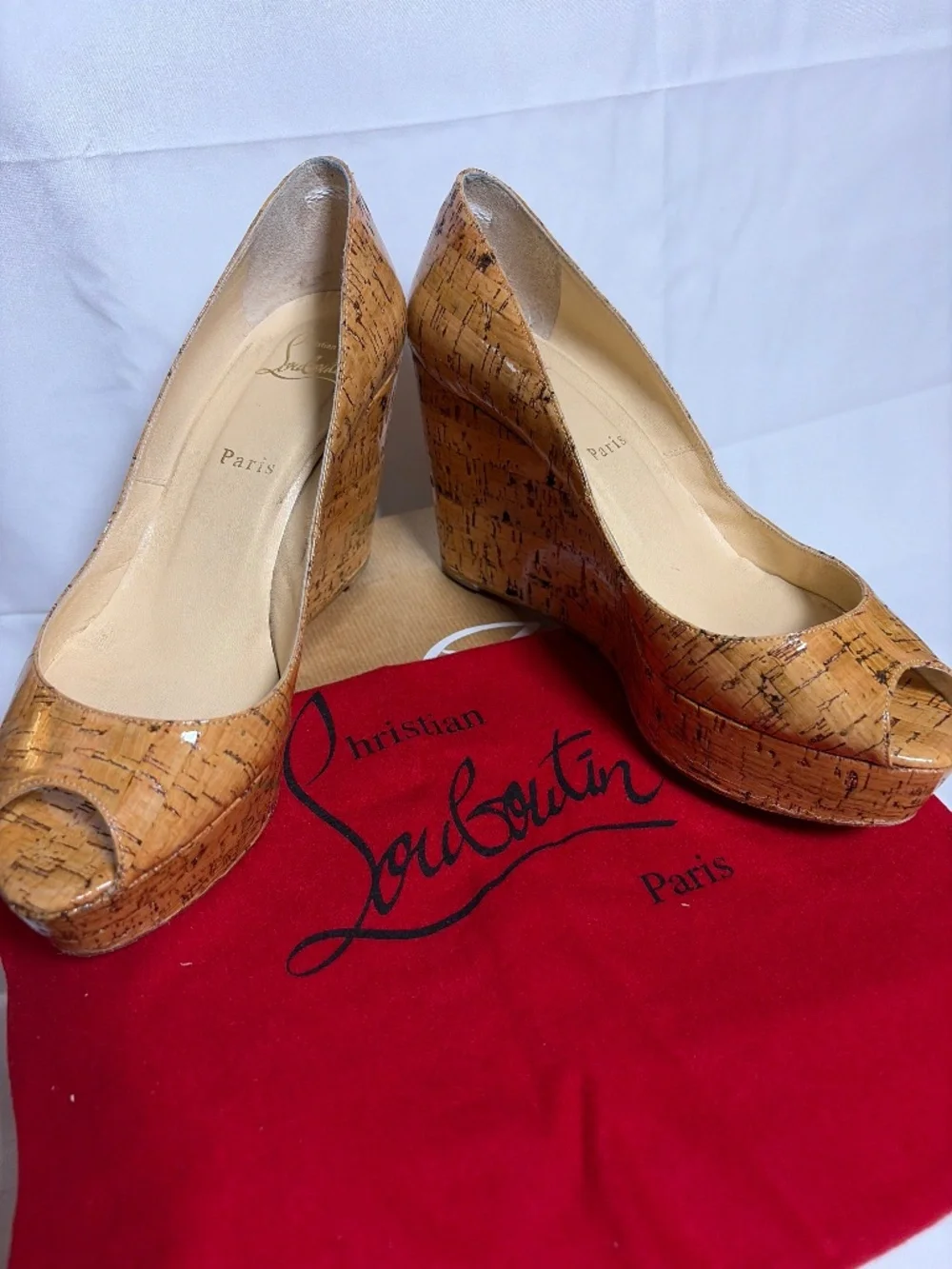 Christian Louboutin Une Plume 100 Wedge